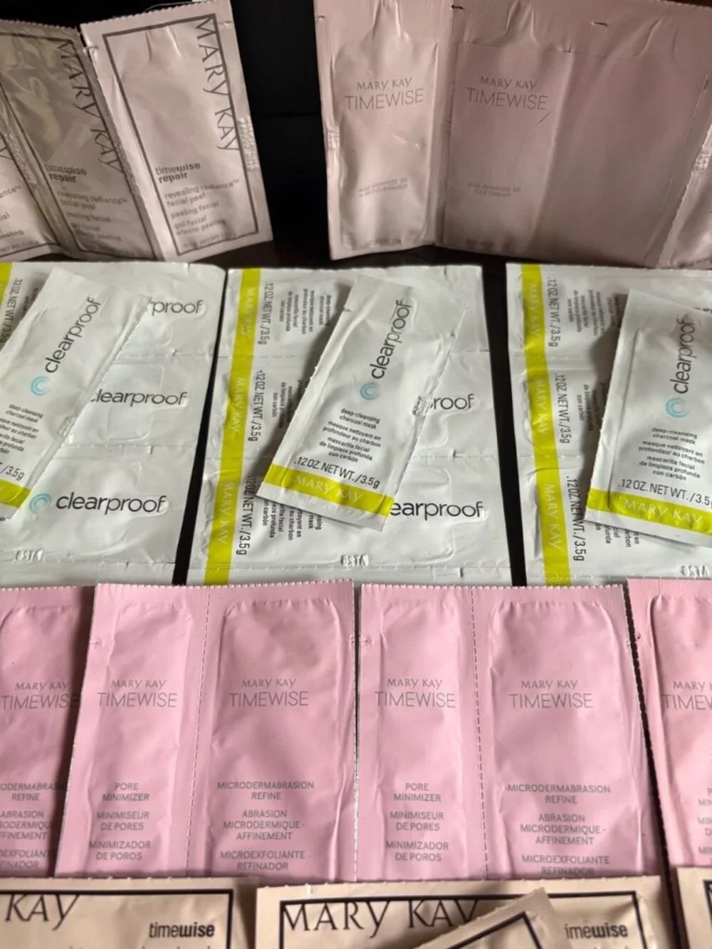 Mary Kay Skincare Sample Lot + Pink Ipsy Bandana Pouch